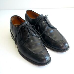 Allen Edmonds Hancock Men's Split Toe Dress Shoes Size 8.5 D Leather Black